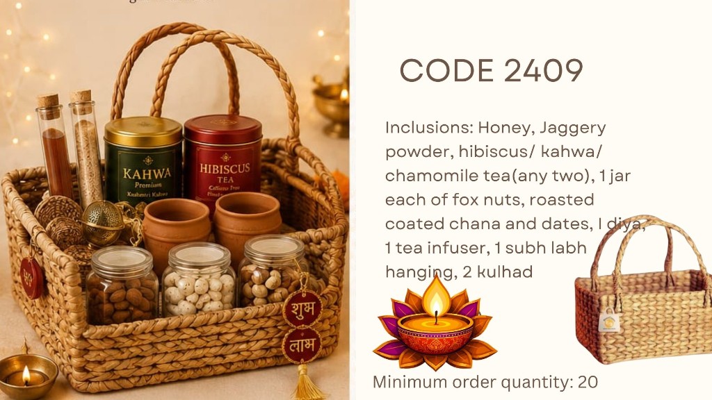 Diwali hamper CODE 2414 — corporate Diwali gift hamper by Nawal Foundation Hamperology