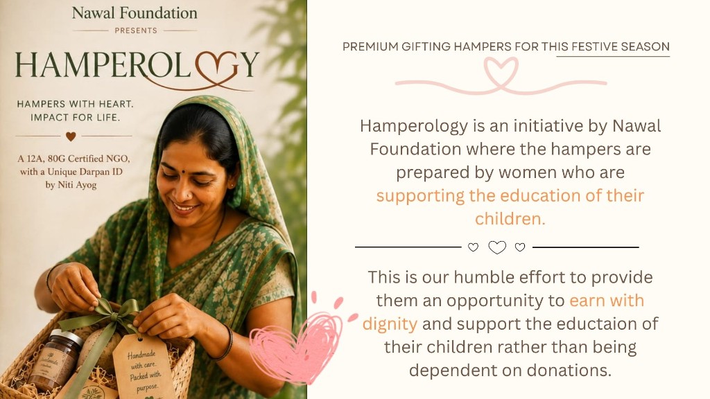 Hamperology Diwali hampers by Nawal Foundation — hampers with heart, impact for life