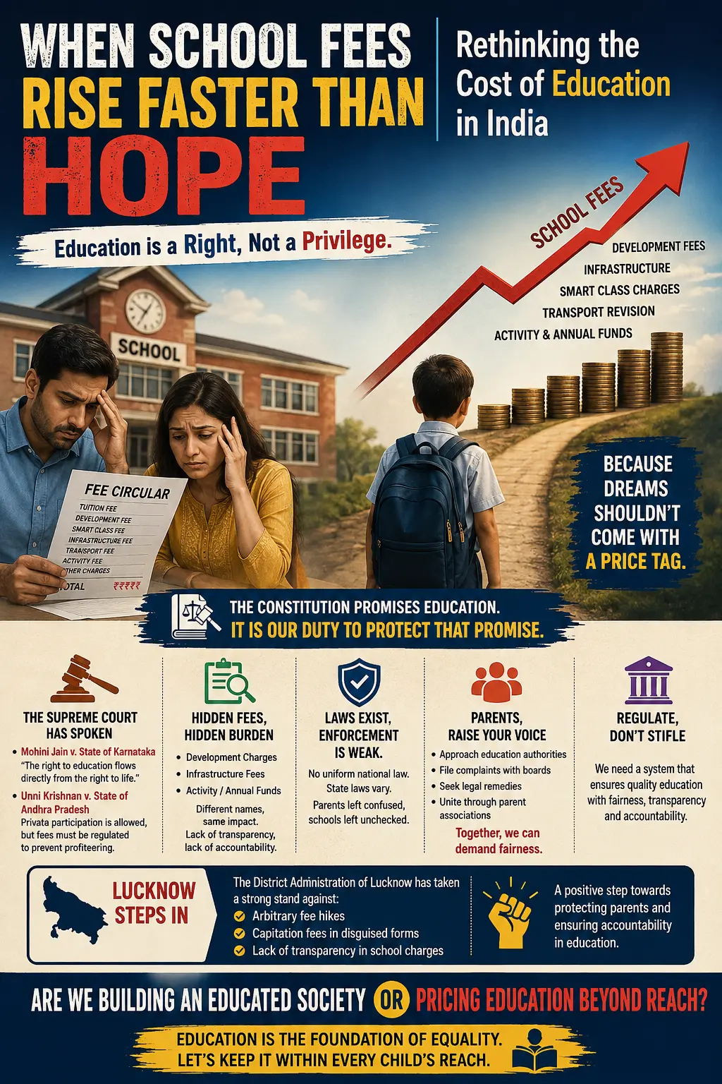 When School Fee Rise Faster Than Hope